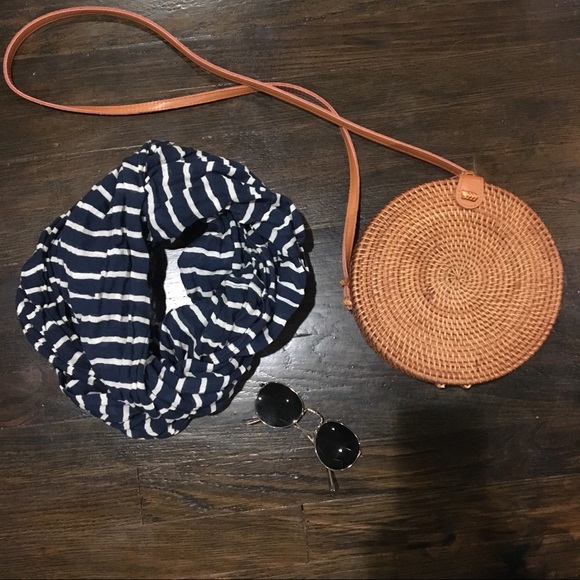 Madewell Accessories - 🌍Madewell Striped Infinity Scarf🌍